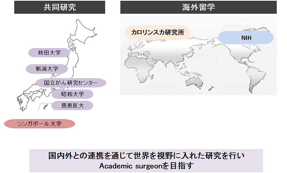 共同研究と海外留学